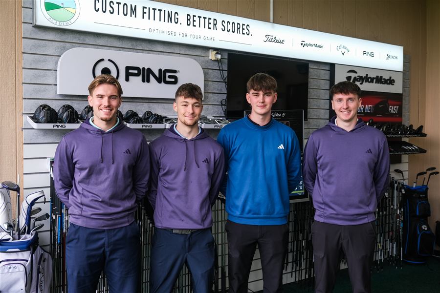 The custom fitting team at Winchester Golf Academy
