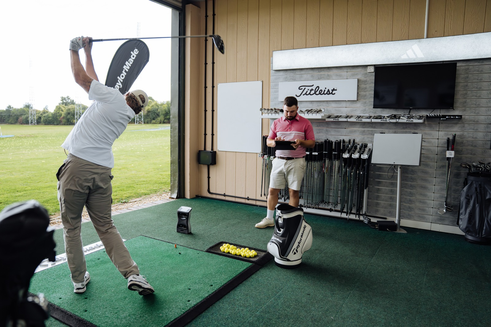 The fitting studio at Winchester Golf Academy